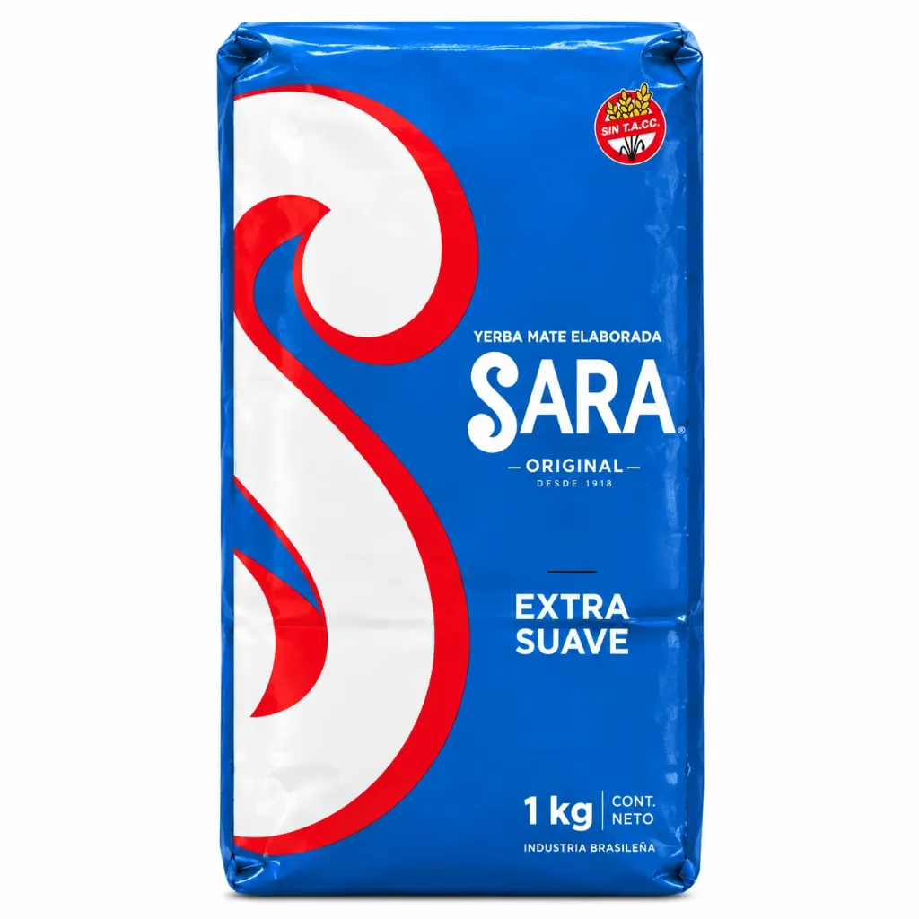 [1007] Sara Azul extra Suave 1Kg – Yerba Mate