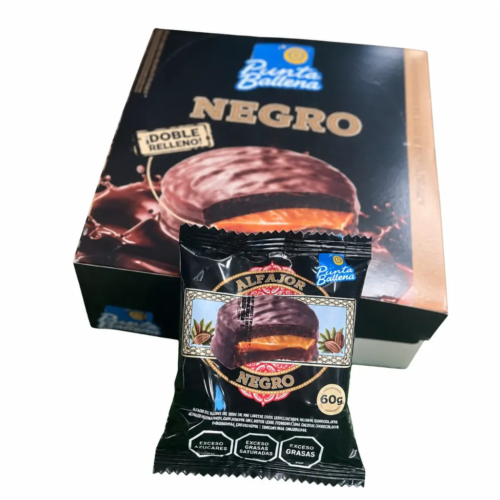 [3006] PUNTA BALLENA NEGRO 60g x 12u - Alfajor