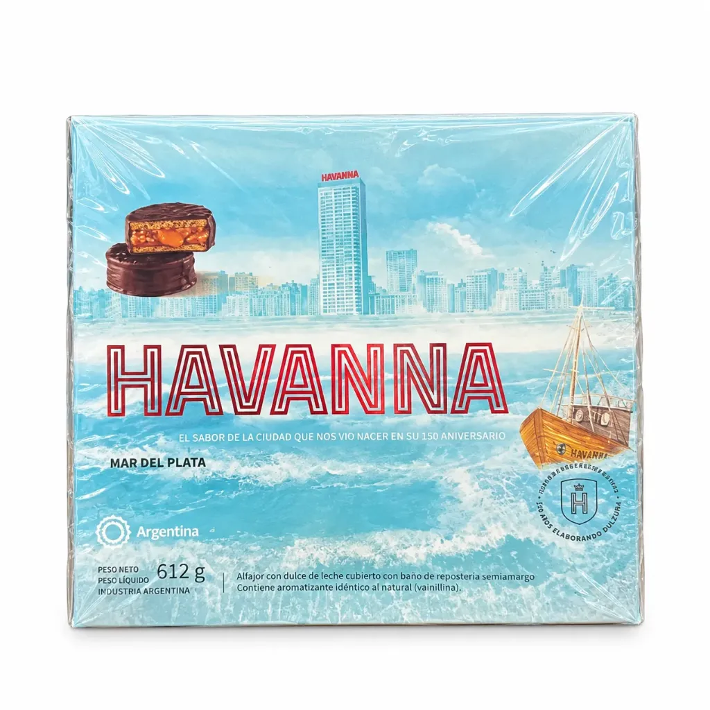 [2107] Alfajor Havanna Mar Del Plata x4un