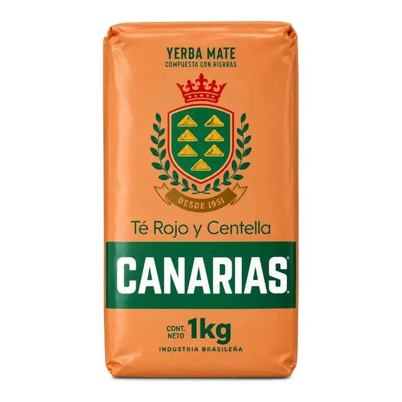 [1110] Canarias Te Rojo y Centella 1Kg – Yerba Mate
