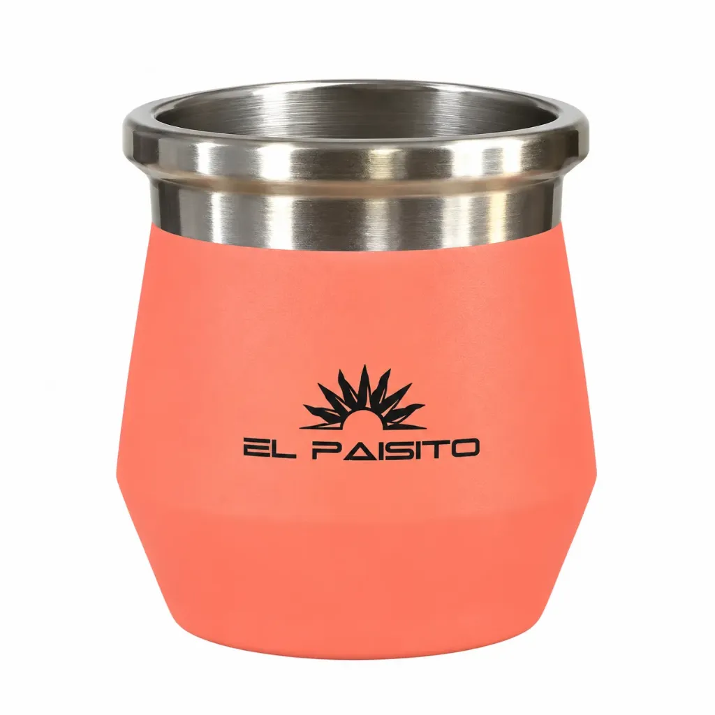 Camionero acero inox. CORAL 270ml  El Paisito – Mate
