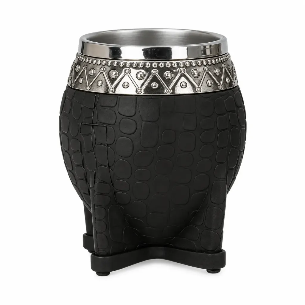 [10814] Imperial torpedo NEGRO acero inox 200ml boquilla Plata – Mate