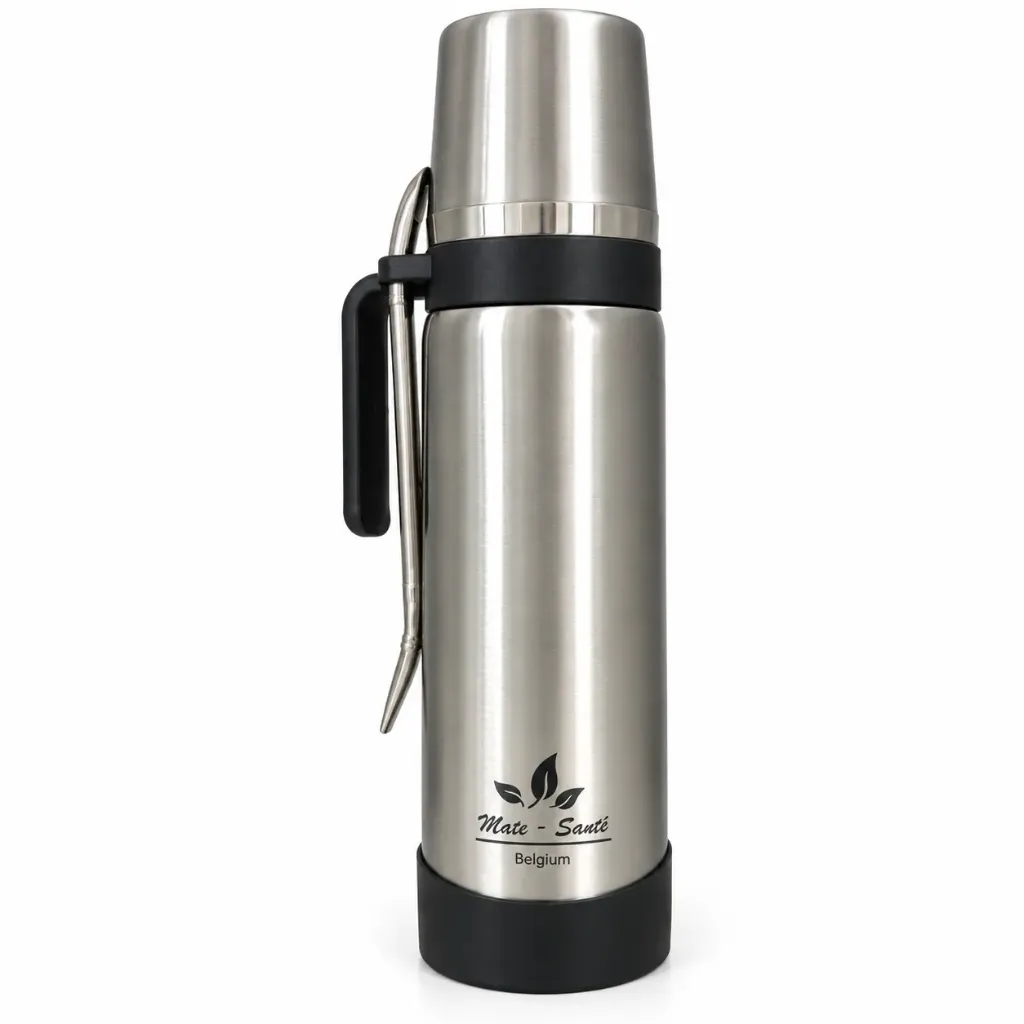 Termo 3en1 Mate NEGRO MATE SANTE