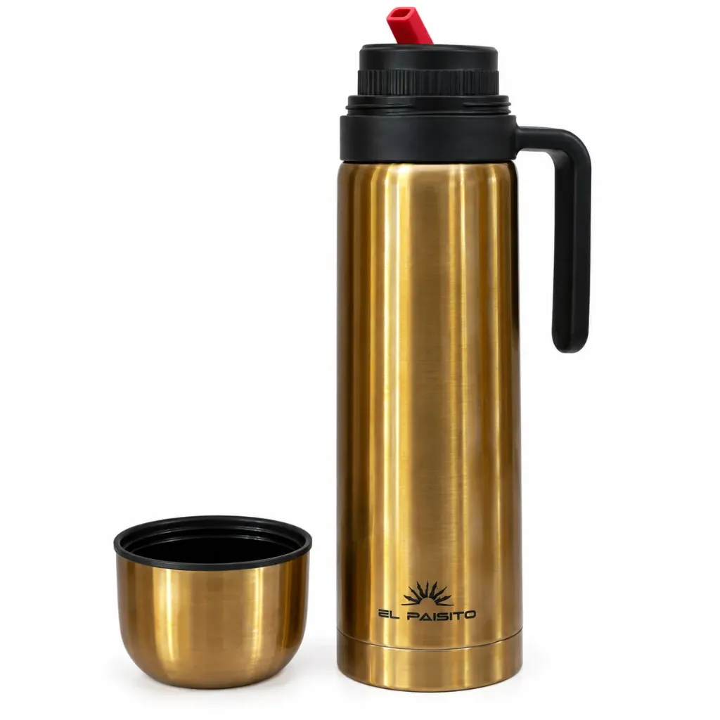 El Paisito BRONCE  1L acero inox. - Termo