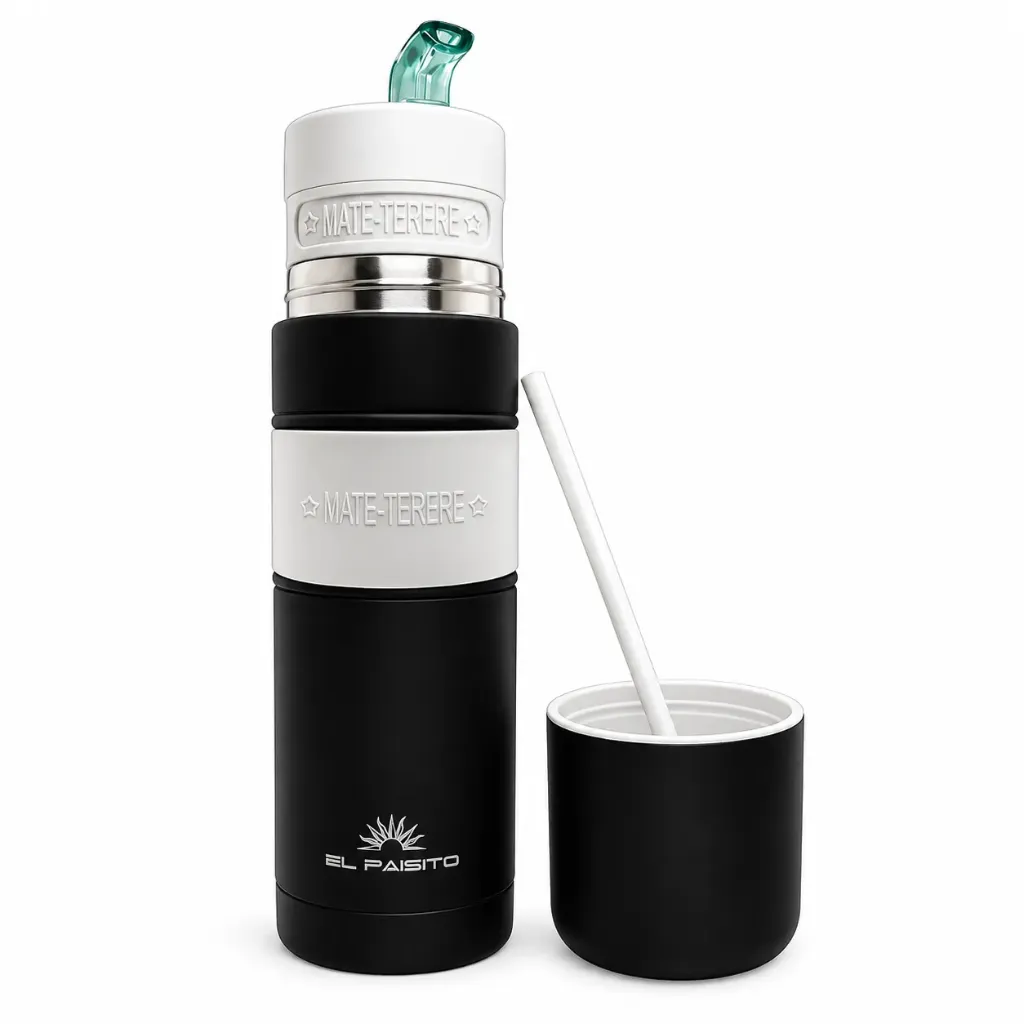 Matelisto (termo, mate, bombilla) acero inox 700ml