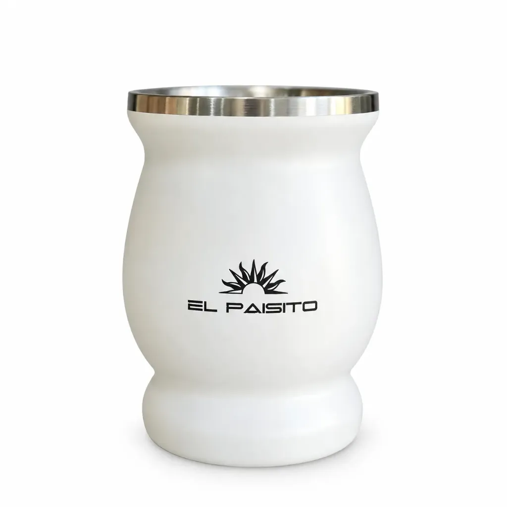 [9087 - FSHT012] Copa Acero Inox BLANCO El Paisito – Mate