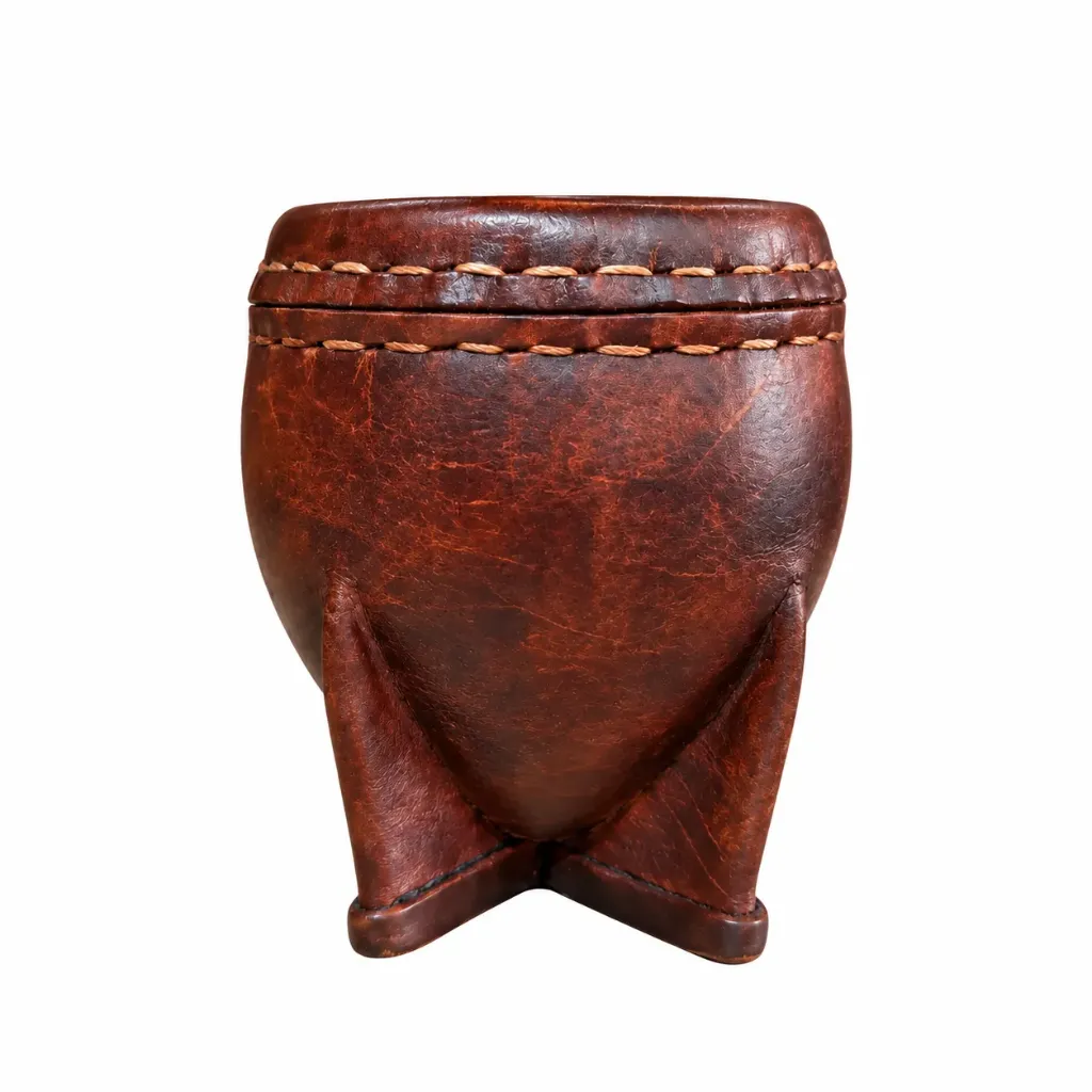[9034] Forrado de cuero S/V MARRON – Mate