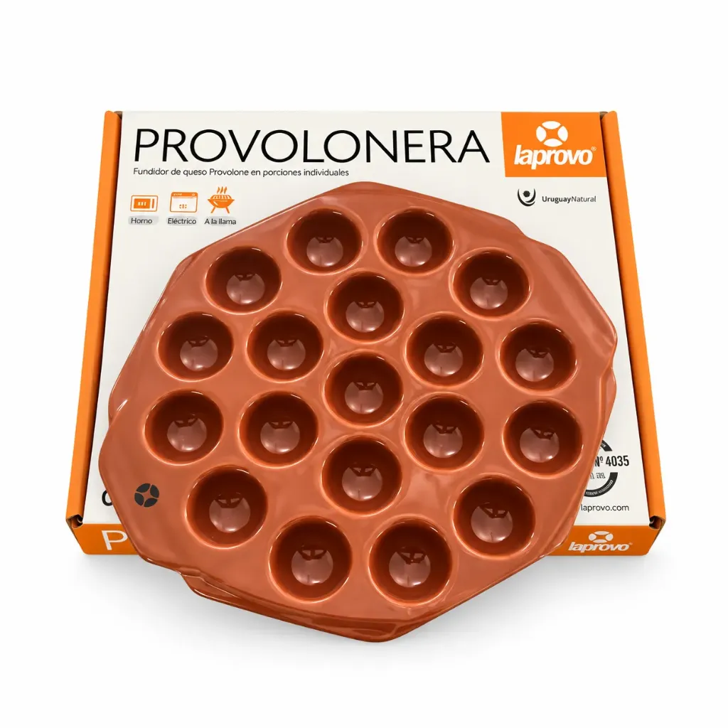 [9016] Provolonera 19 cavidades TERRACOTA