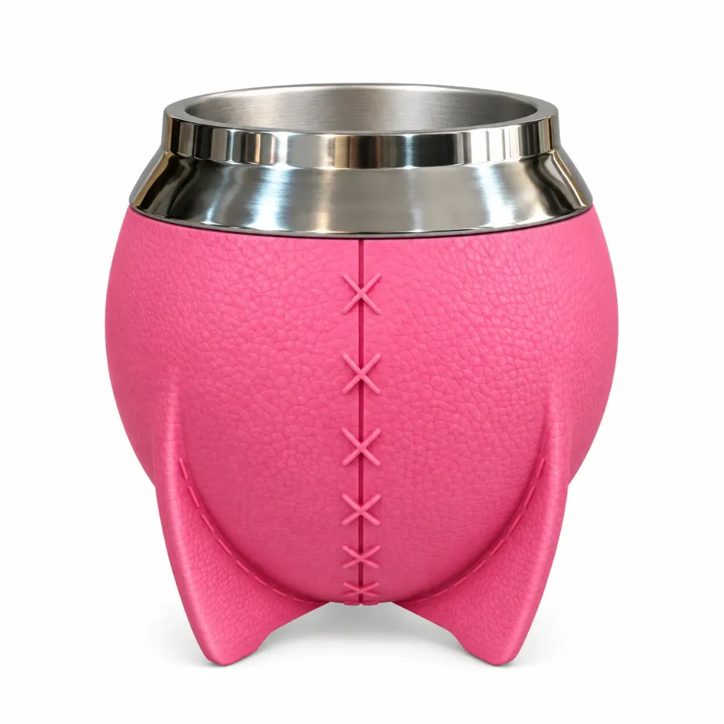 [10101 - MSFZ002] Pampero acero inox. 280ml ROSA - Mate