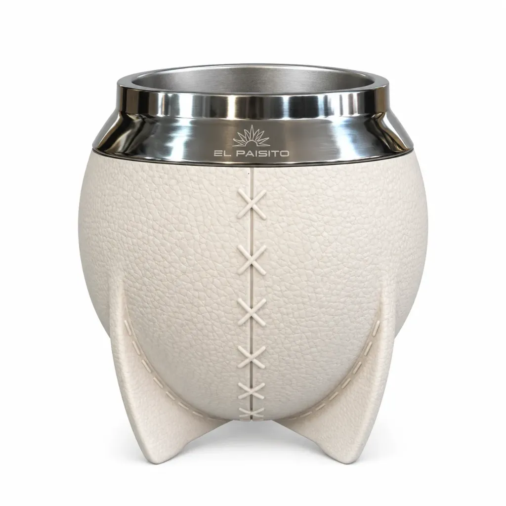 [10106 - MSFZ002] Pampero acero inox 280ml BLANCO - Mate