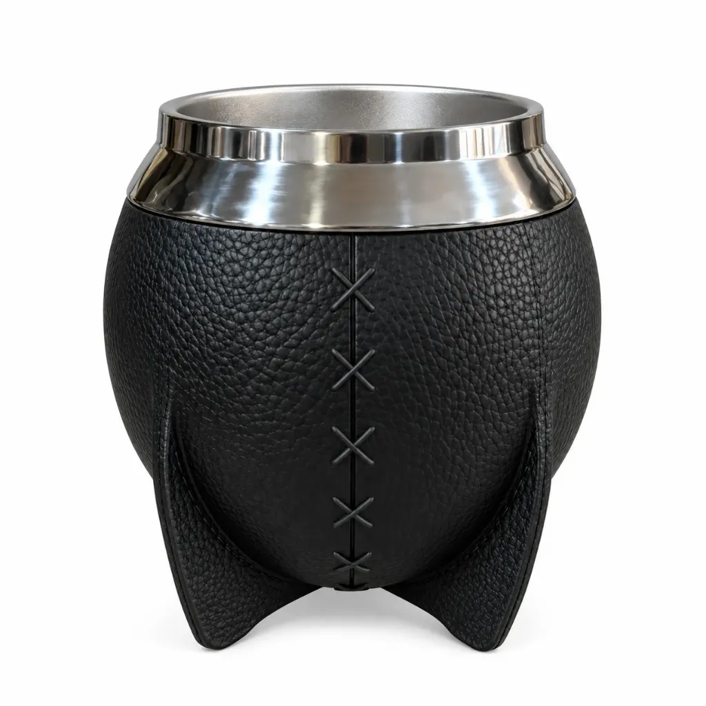 [10104 - MSFZ002] Pampero acero inox. 280ml NEGRO - Mate