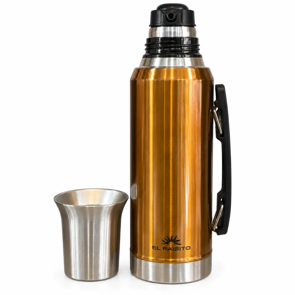 Termo EL PAISITO 1.2L acero inox. BRONCE