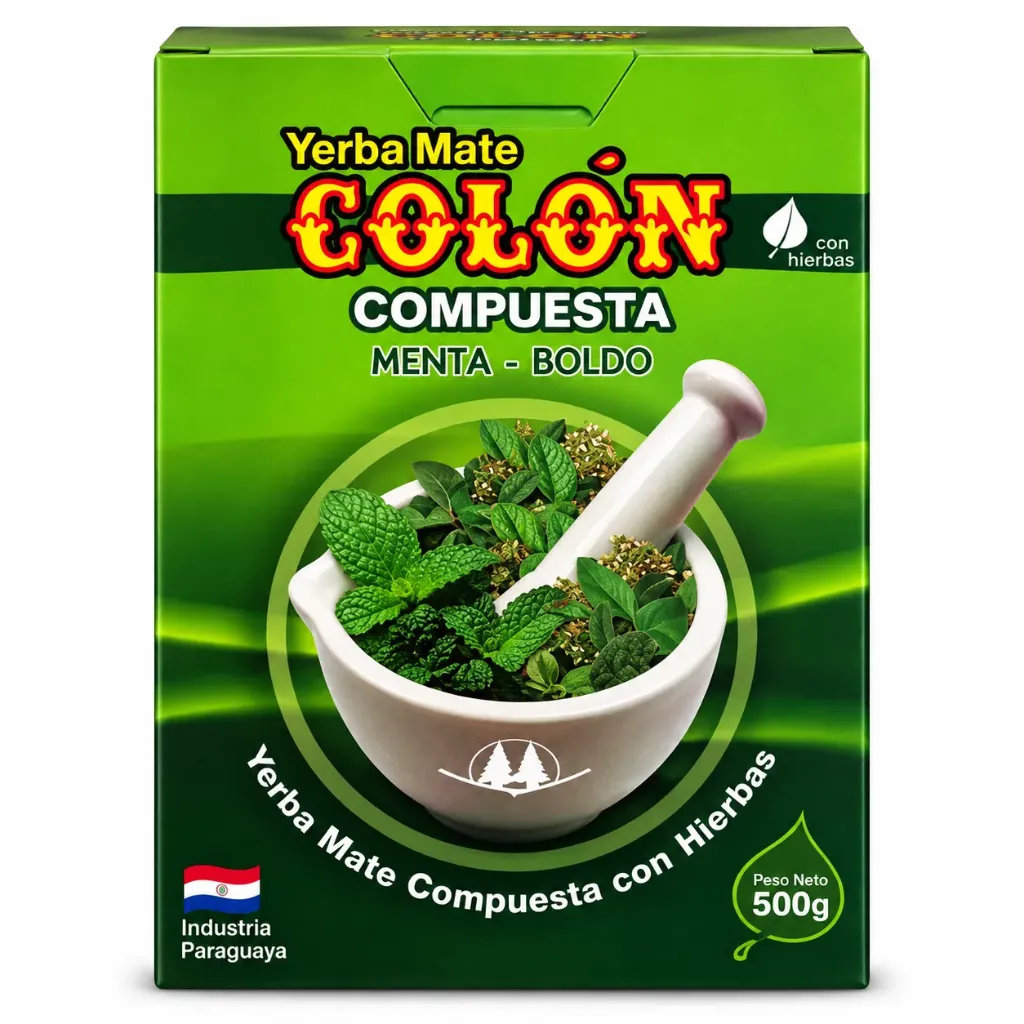 COLON MENTA Y BOLDO 500 gr – Yerba Mate