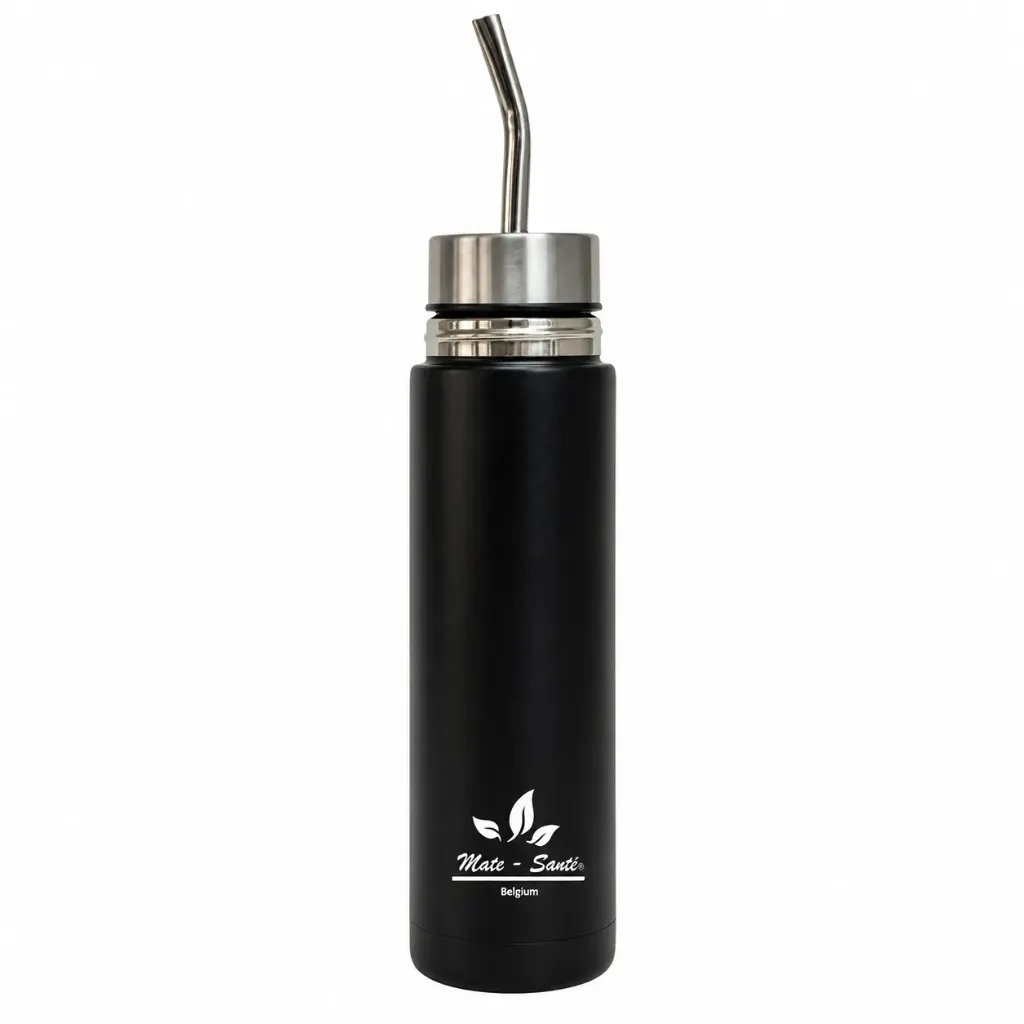 [mpk09627] Infusor MATE-SANTE acero inox 500ml NEGRO – Mate